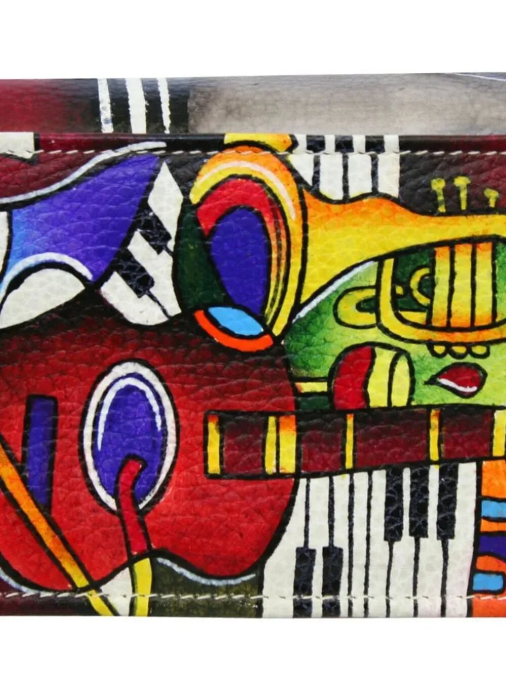 Guitar Hand Painted Wallet